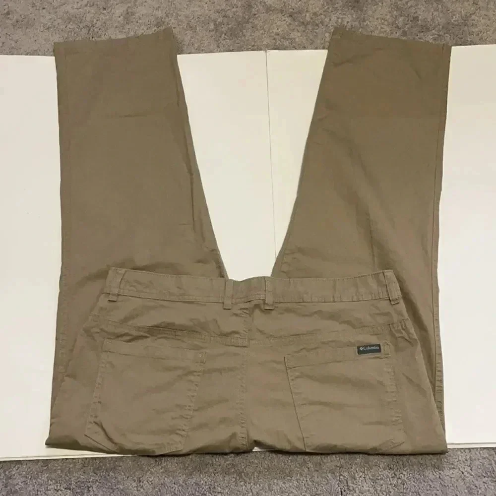 Columbia regular fit hiking pants, tan. Men’s size 36 X 30